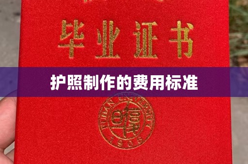 佛山护照制作的费用标准